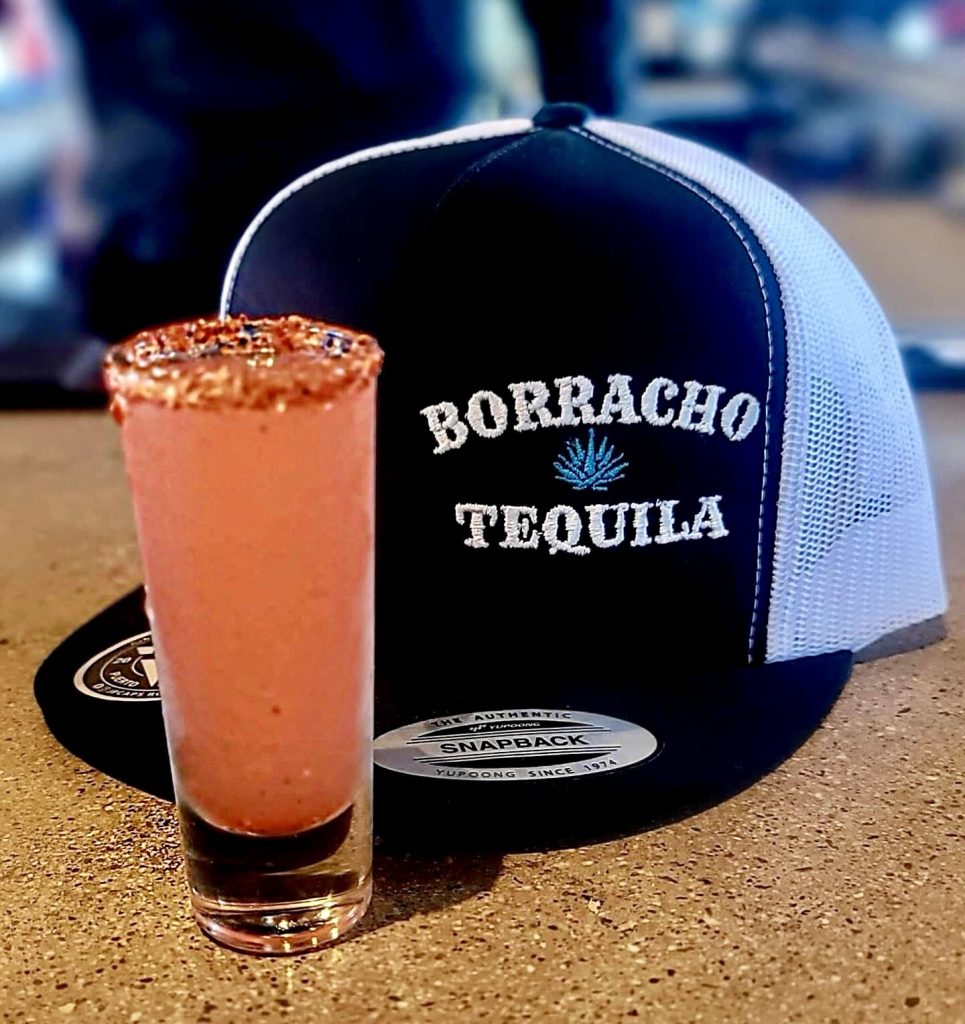 Boracho Tequila Hat and Drink